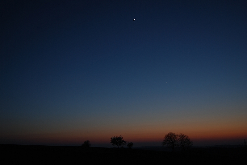 Mond und Venus 17.04.2010