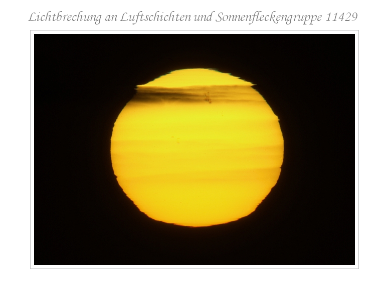 verformte Sonne 06.03.2012