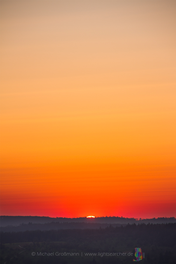 Vulkanasche Sonnenuntergang | 24.03.2020