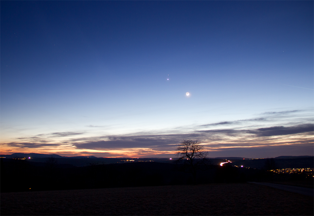 Konjunktion Mars,Venus und Mond | 20.02.2015