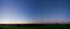 200° Panorama Erdschattenbogen - Sonnenuntergangspunkt | 18.10.2014